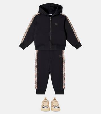 EKD Burberry Check cotton jersey sweatpants | Burberry Kids