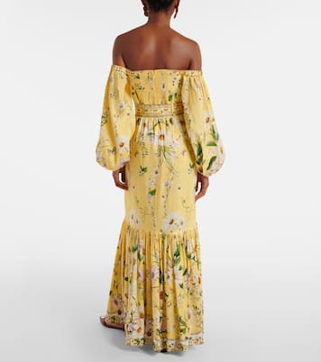 Robe Daisy Chains en lin et soie | Camilla