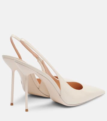Bridal Lidia 105 patent leather slingback pumps | Paris Texas