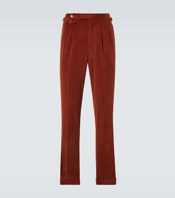 Cotton and silk corduroy pants | Dunhill