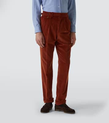 Cotton and silk corduroy pants | Dunhill