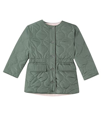 Reversible quilted jersey jacket | Bonpoint