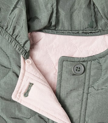 Reversible quilted jersey jacket | Bonpoint