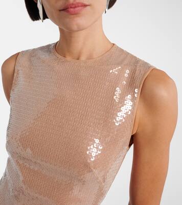 Robe longue à sequins | David Koma