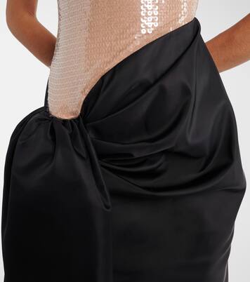 Robe longue à sequins | David Koma