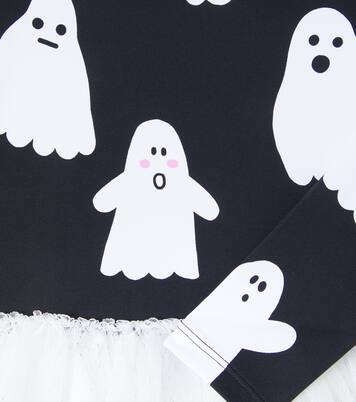 Printed jersey and tulle dress | Stella McCartney Kids