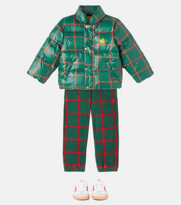 Clover checked puffer jacket | Mini Rodini