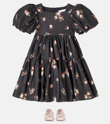 Abito Rosebud in popeline di cotone | Petite Amalie  