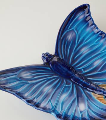 Cloudy Butterflies tray by Claudia Schiffer | Bordallo Pinheiro