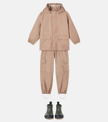 Logo rain boots | Wheat