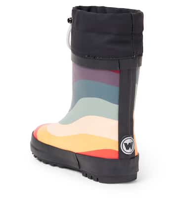 Logo rain boots | Wheat