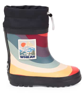 Logo rain boots | Wheat