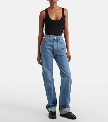 Jean droit à taille haute | Bottega Veneta