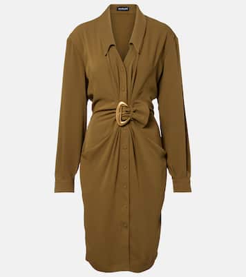 re/edit Cow-boys crêpe twill shirt dress | Mugler