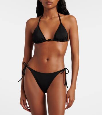 Logo三角比基尼上装 | Prada