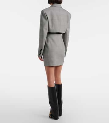 Minirock aus einem Wollgemisch | Balmain