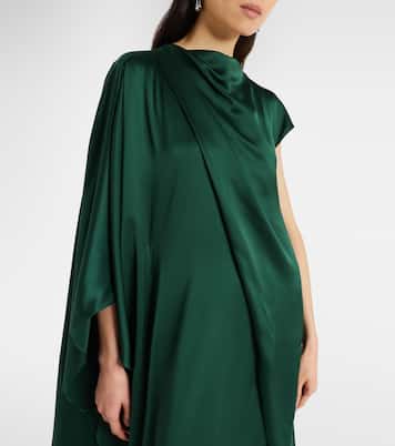 Hiba silk satin maxi dress | Roksanda