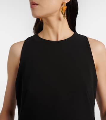 Semito feather-trimmed midi dress | Max Mara