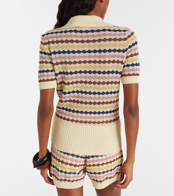 Awaken cotton-blend polo sweater | Zimmermann