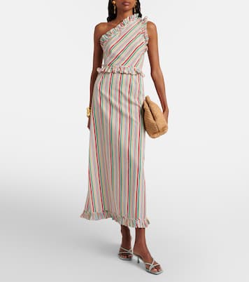 Arabelle striped cotton midi dress | Rixo