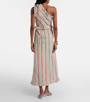 Arabelle striped cotton midi dress | Rixo