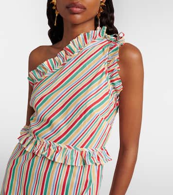 Arabelle striped cotton midi dress | Rixo