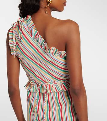 Arabelle striped cotton midi dress | Rixo