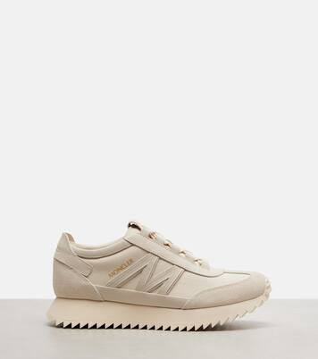 Pacey2 suede-trimmed sneakers | Moncler