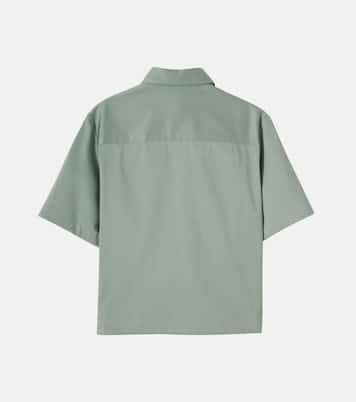 Camicia bowling DG in misto cotone | Dolce&Gabbana Kids