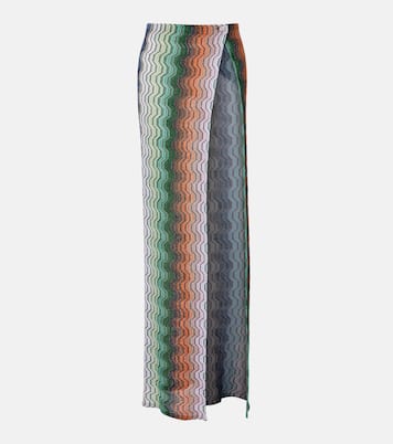 Wave lamé beach cover-up  | Missoni