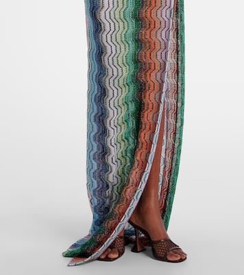 Wave lamé beach cover-up  | Missoni