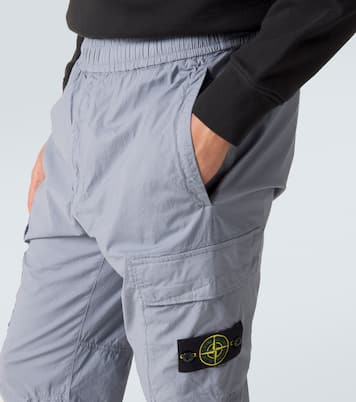 Pantalon cargo Compass en coton mélangé | Stone Island