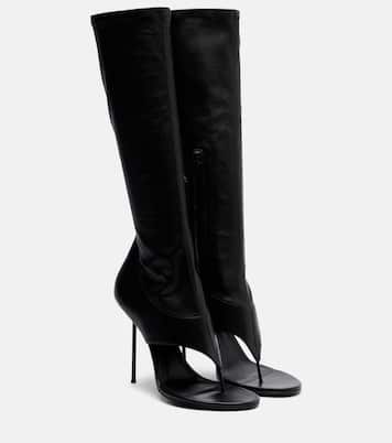 Lidia 105 leather knee-high boots | Paris Texas
