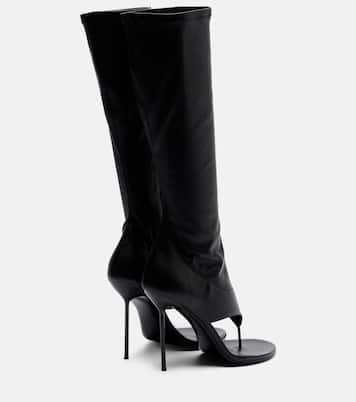 Lidia 105 leather knee-high boots | Paris Texas