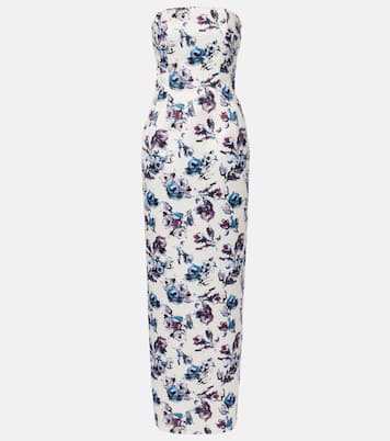Laelia floral bustier gown | Emilia Wickstead