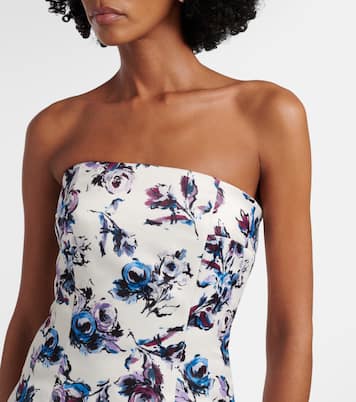 Laelia floral bustier gown | Emilia Wickstead