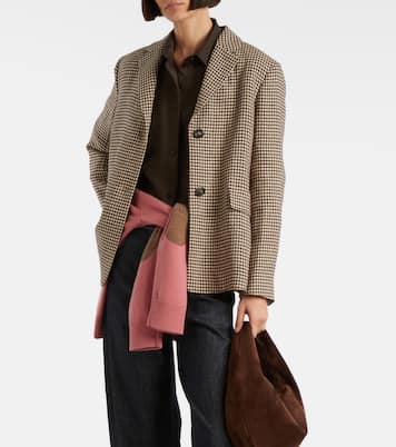 Blazer Gita in lino a quadri | 'S Max Mara