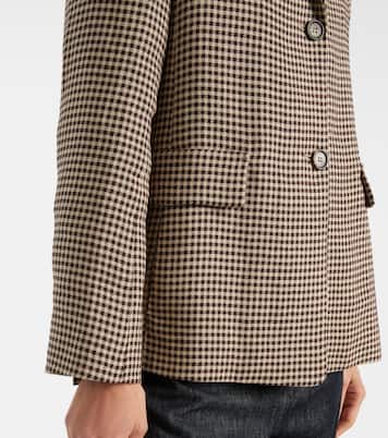 Blazer Gita in lino a quadri | 'S Max Mara