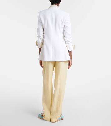 Belted linen straight pants | Polo Ralph Lauren