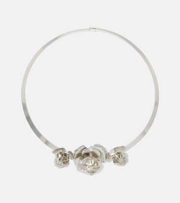 Rosalba floral-appliqué necklace | Jennifer Behr