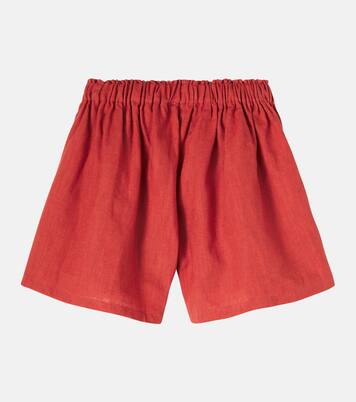 Jorin linen and cotton shorts | Donsje