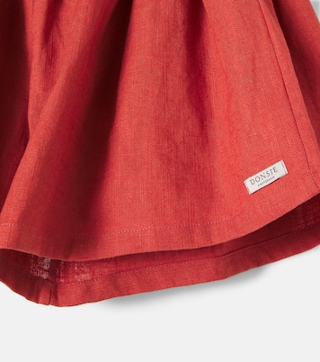 Jorin linen and cotton shorts | Donsje