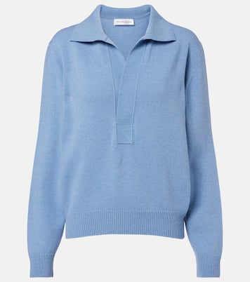 Genevieve wool and cashmere polo sweater  | Victoria Beckham