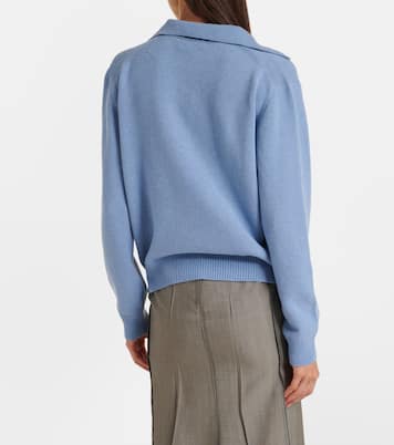 Genevieve wool and cashmere polo sweater  | Victoria Beckham