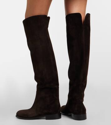 Zayne suede knee-high boots | Gianvito Rossi