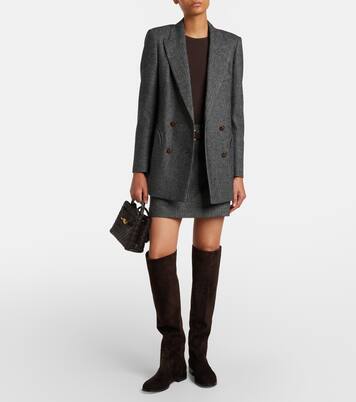 Zayne suede knee-high boots | Gianvito Rossi
