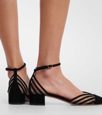 Escarpins Alana en daim | Aquazzura