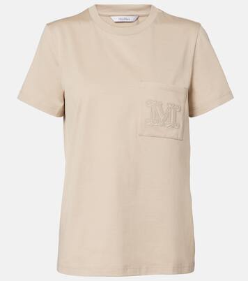 T-shirt Monogram en coton | Max Mara