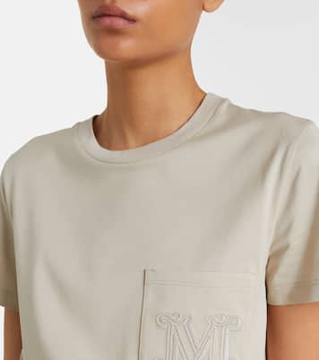 T-shirt Monogram en coton | Max Mara