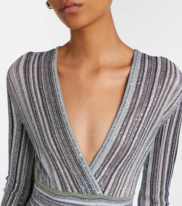 Midikleid aus Lamé | Missoni